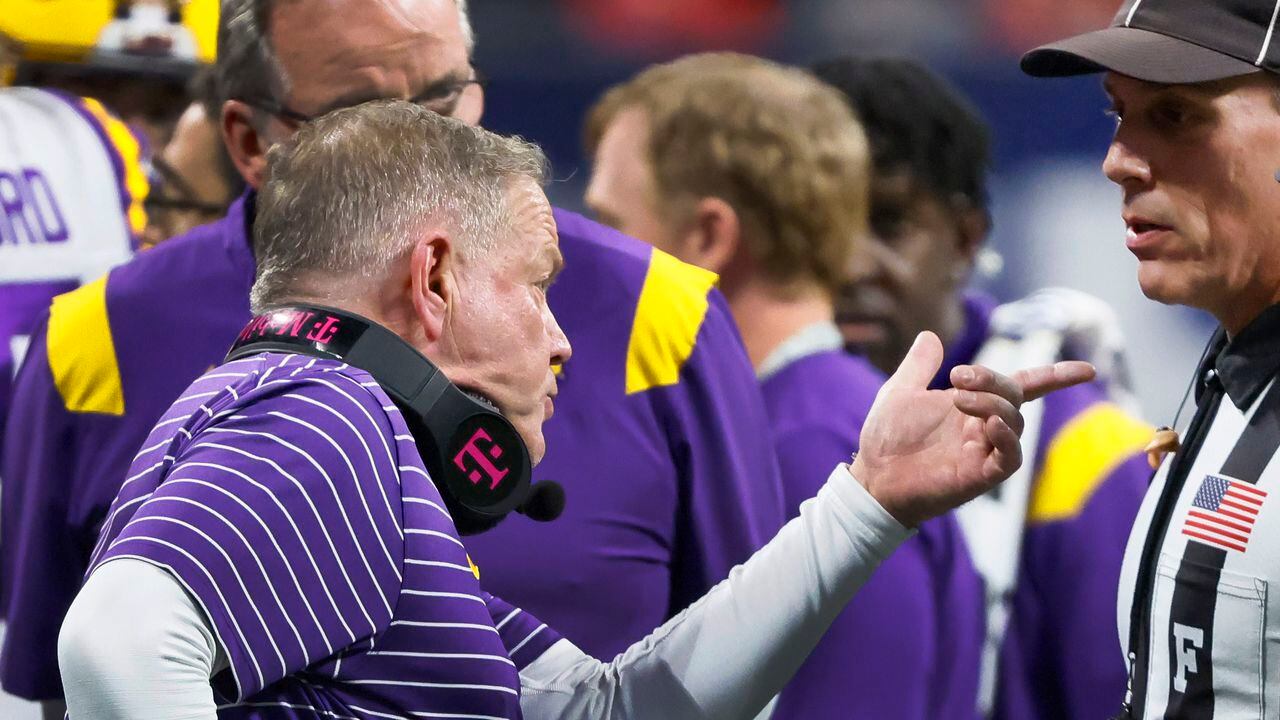 LSU coach Brian Kelly points out 'divide is not huge' between Tigers and  No. 1 Georgia