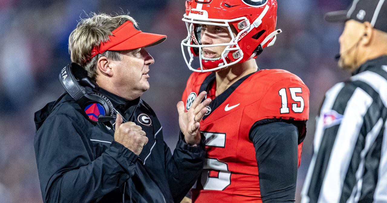 Kirby Smart y Carson Beck reaccionan a la sorpresiva victoria por 52-17 sobre Ole Miss, asegurando la División Este de la SEC