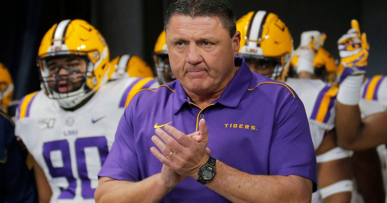 Report: LSU to parts way with Ed Orgeron, not even 2 years after national  title