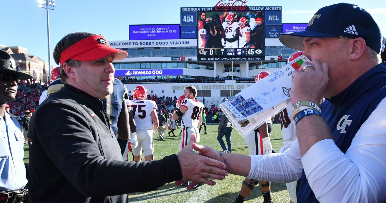 Georgia football-Georgia Tech-rivalry-coaching change