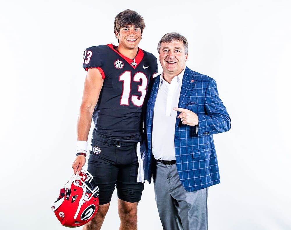 4-star QB Colton Nussmeier committed to the 2027 class at Georgia back on June 5, 2026. He took his official visit to UGA the following weekend. (Courtesy photo)