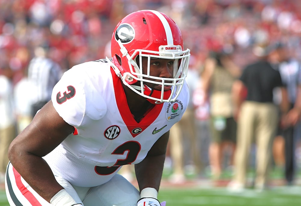 "There's the old adage about big-time players in big-time games. That was Roquan Smith in Pasadena," Jeff Sentell writes. (Jeff Sentell/DawgNation)