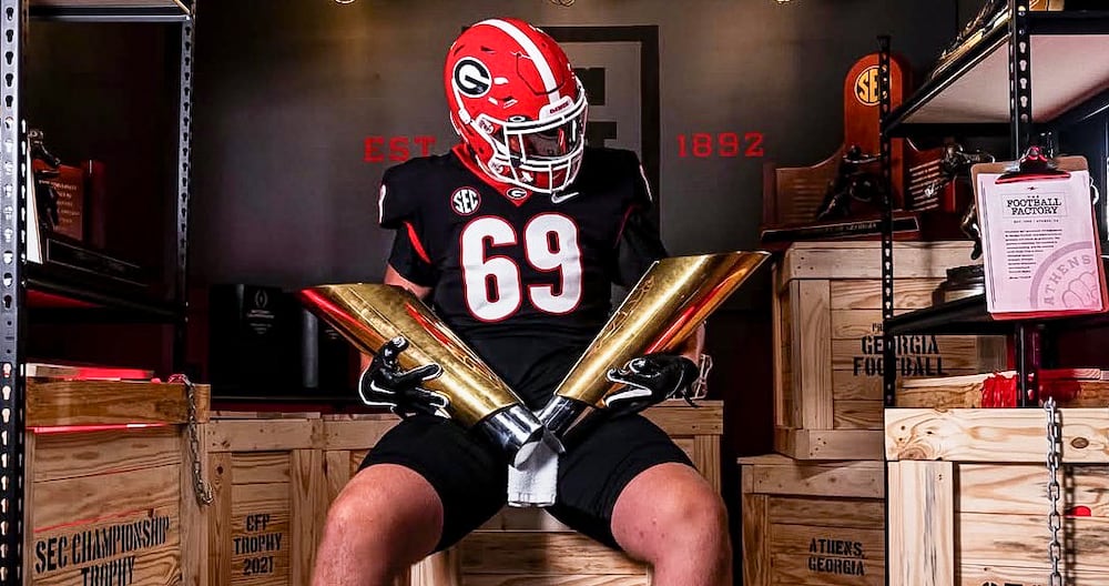 Roswell offensive tackle Miller Westerfield is the eighth prospect in this UGA class with a 4-star ranking or higher. (Courtesy)