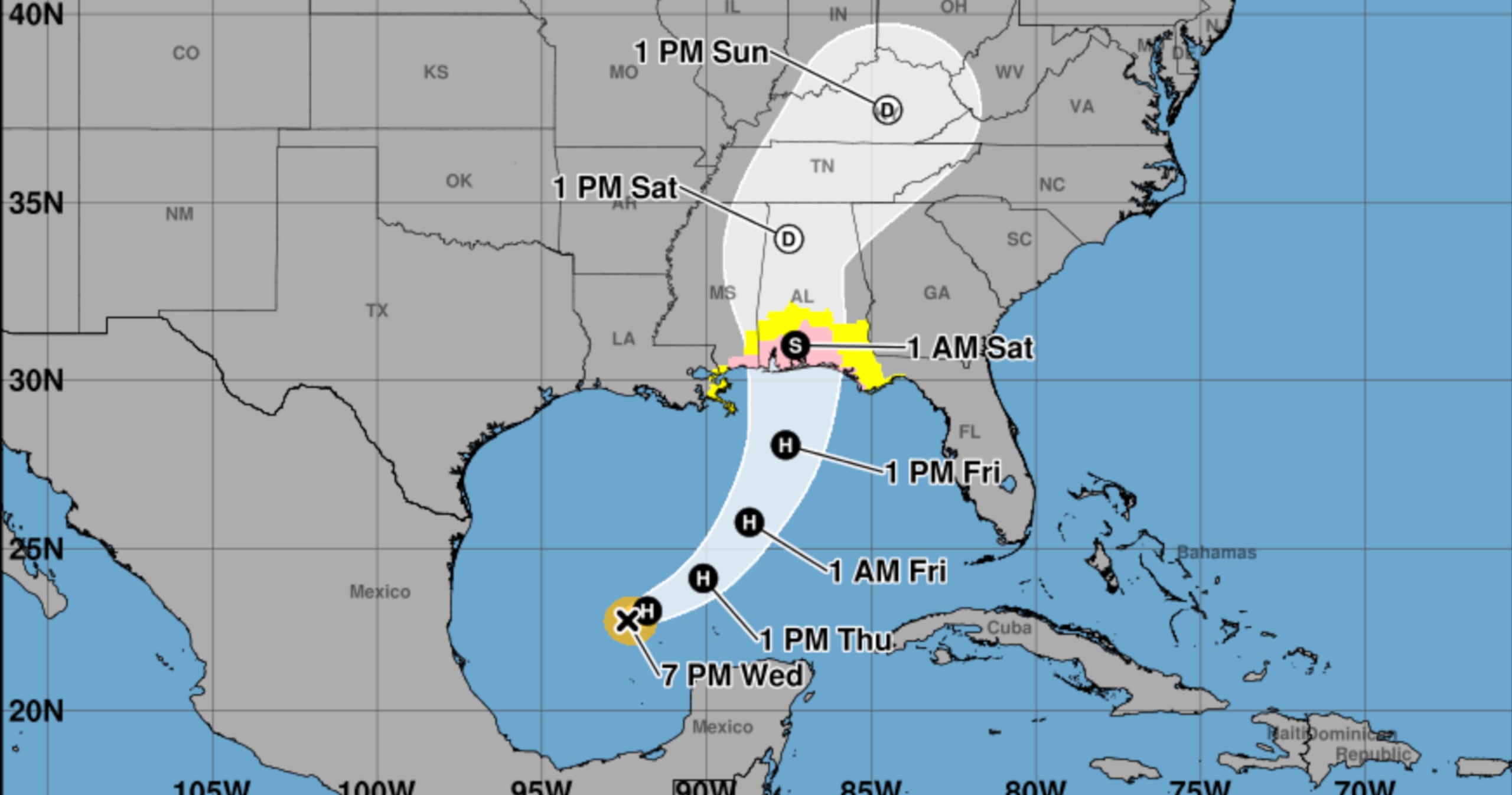 Clock Icon Cd R State of emergency declared in Alabama, includes Tuscaloosa County