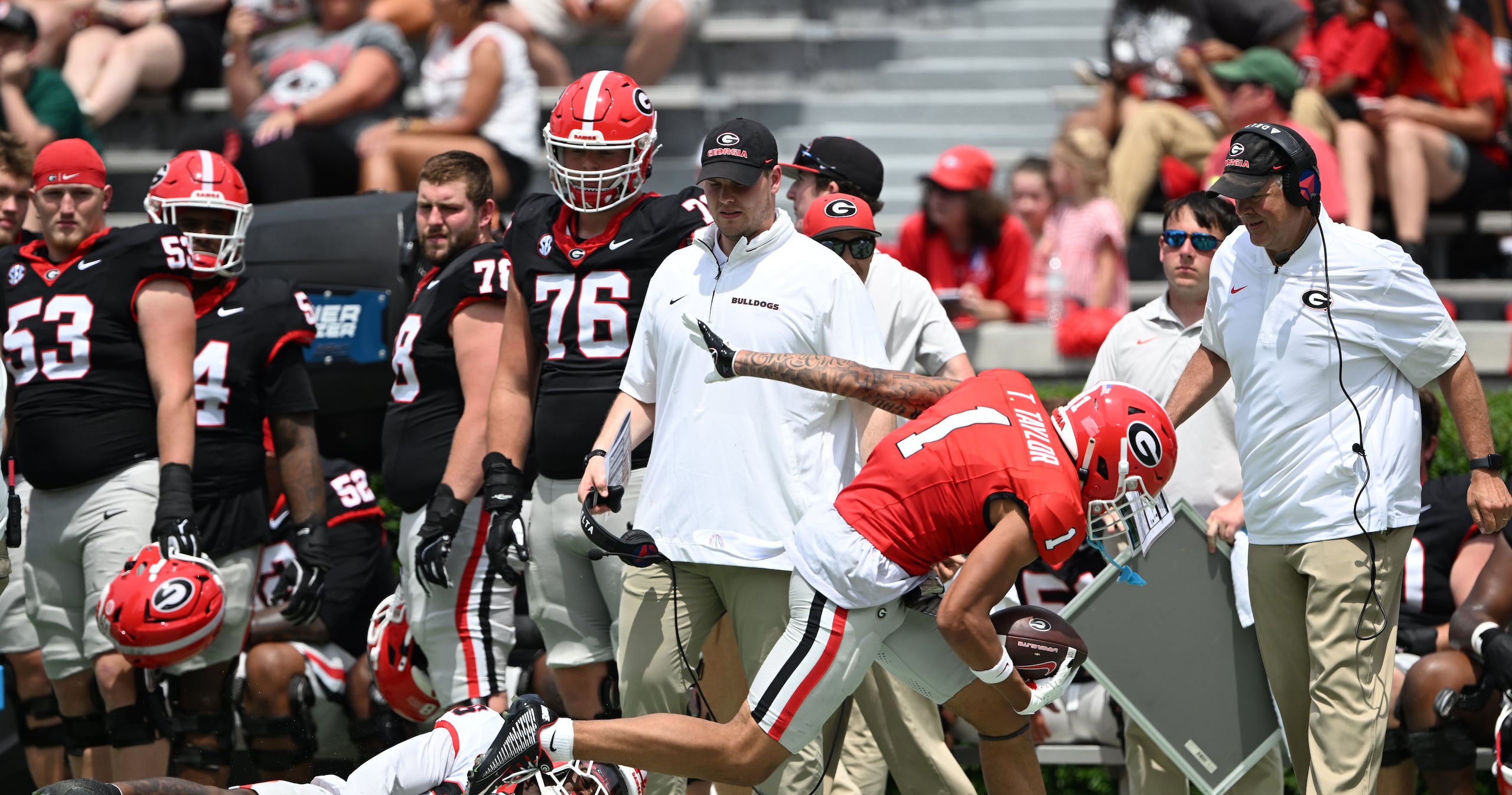 Clock Icon Cd R ESPN calls out lack of talent in Georgia football wide receiver room