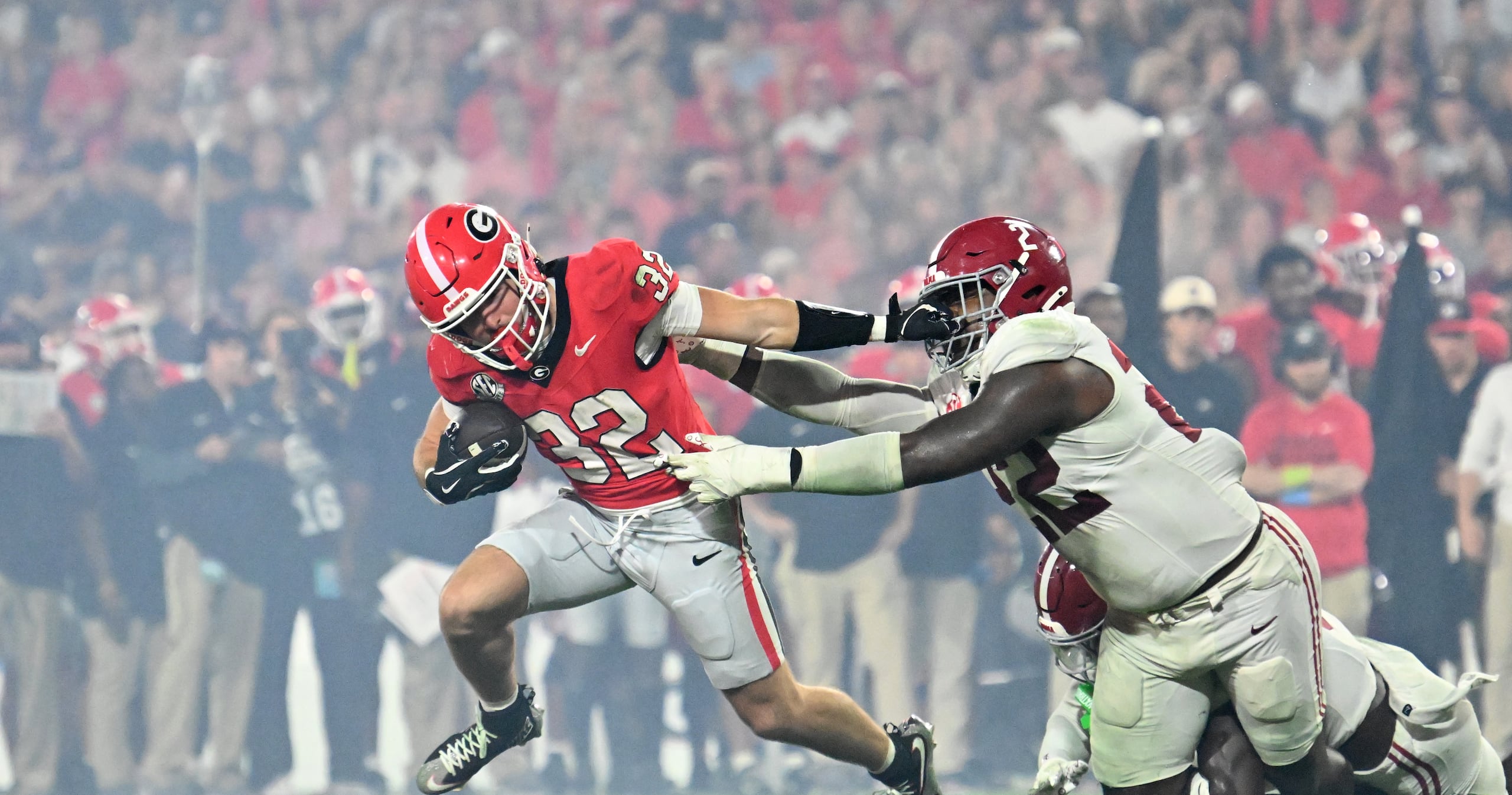 Georgia favored over Alabama in SEC title game, championship games set